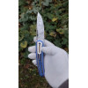 SPINNAKER авторський складаний ніж ручної роботи KUSTOM KNIVES, сталь - Damasteel Bifrost, 61-62 HRC, купити замовити в Україні